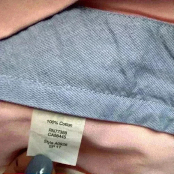 J.Crew Men's Sutton Chino Pants Size 34 Pink Summerweight Casual Straight Leg - Picture 9 of 10